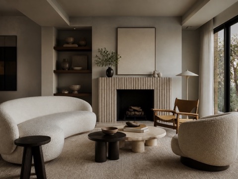 Contemporary living room interior style preview